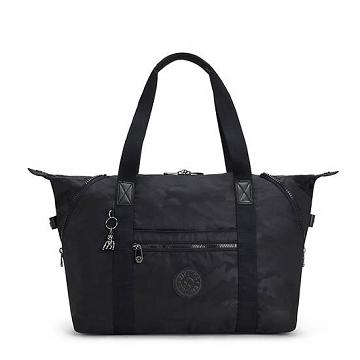 Kipling Art Medium Iconic Tote Tassen Zwart Camo | NL 1768BE